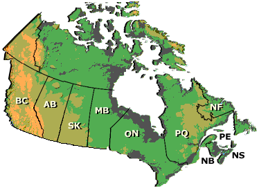 Map of Canada
